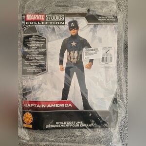 Marvel Studios Captain America Kids Costume - Blue and White